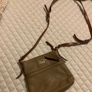 Dooney and Bourke cross body mixed brown purse